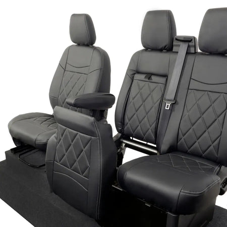 Ford Transit Custom Tailored Leatherette Seat Covers (2013-2023) - UK Custom Covers