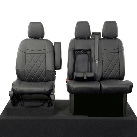 Ford Transit Custom Tailored Leatherette Seat Covers (2013-2023) - UK Custom Covers
