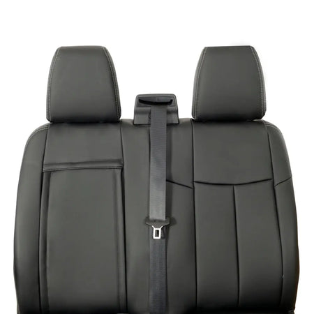 Ford Transit Van Tailored Leatherette Seat Covers - Black - UK Custom Covers