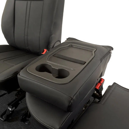 Ford Transit Connect Tailored Leatherette Seat Covers (2014 onwards) - Black - UK Custom Covers