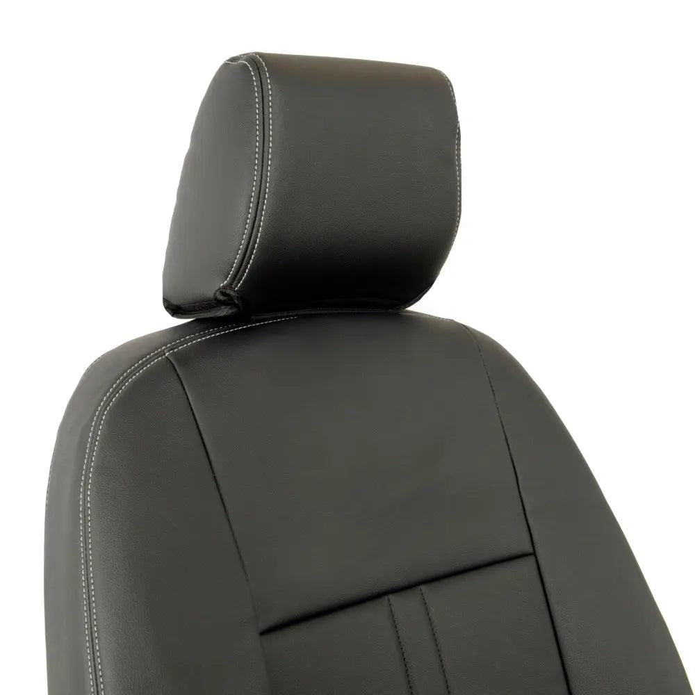 Ford Transit Connect Tailored Leatherette Seat Covers (2014 onwards) - Black - UK Custom Covers