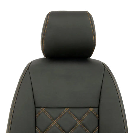 Ford Ranger Tailored Leatherette Seat Covers - Black - UK Custom Covers