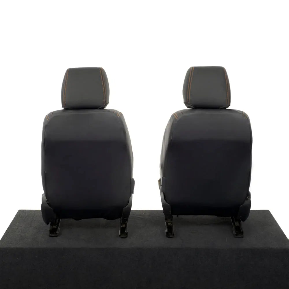 Ford Ranger Tailored Leatherette Seat Covers - Black - UK Custom Covers