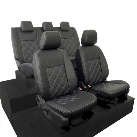 Ford Ranger Tailored Leatherette Seat Covers - Black - UK Custom Covers