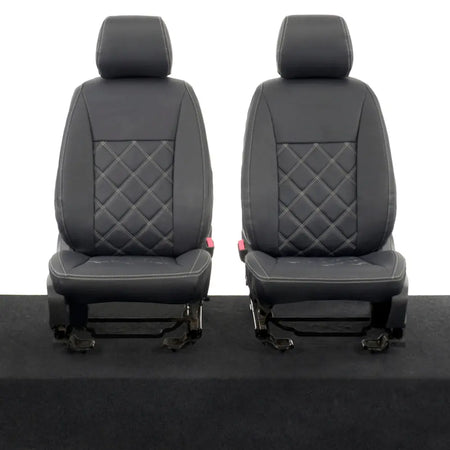 Ford Ranger Tailored Leatherette Seat Covers - Black - UK Custom Covers