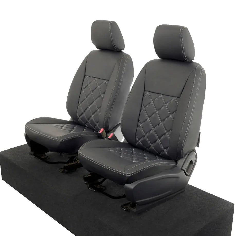 Ford Ranger Tailored Leatherette Seat Covers - Black - UK Custom Covers