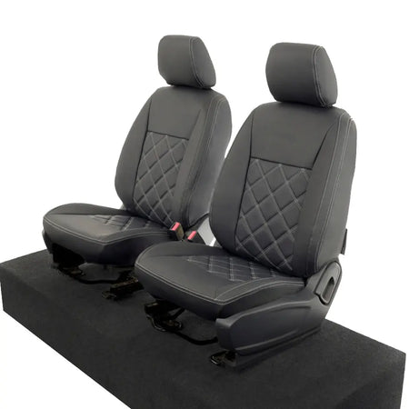 Ford Ranger Tailored Leatherette Seat Covers - Black - UK Custom Covers