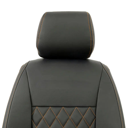 Ford Ranger Tailored Leatherette Seat Covers - Black - UK Custom Covers