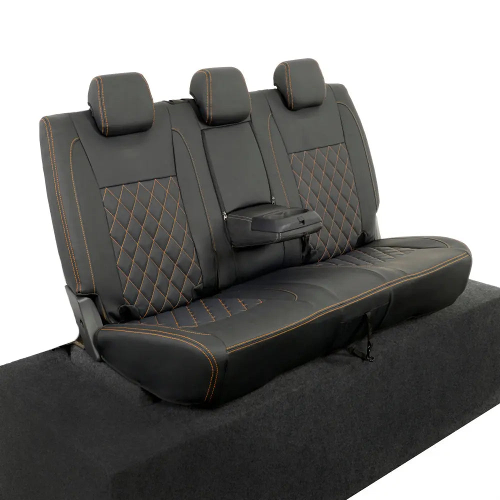 Ford Ranger Tailored Leatherette Seat Covers - Black - UK Custom Covers