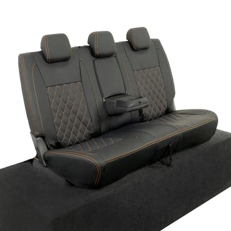 Ford Ranger Tailored Leatherette Seat Covers - Black - UK Custom Covers