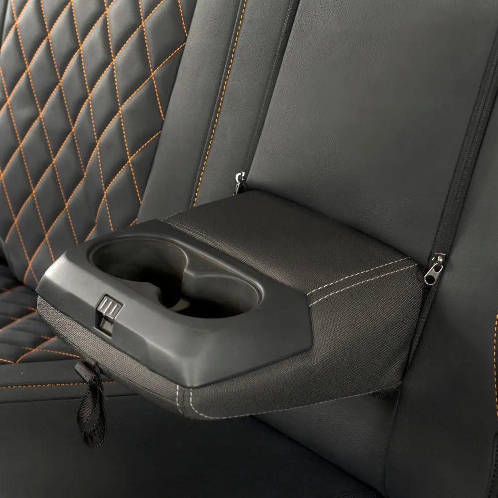 Ford Ranger Tailored Leatherette Seat Covers - Black - UK Custom Covers