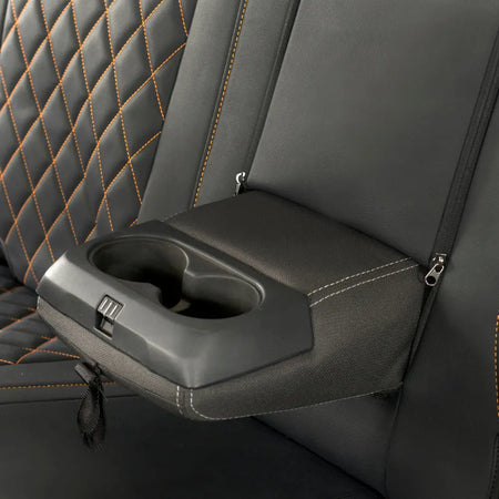 Ford Ranger Tailored Leatherette Seat Covers - Black - UK Custom Covers