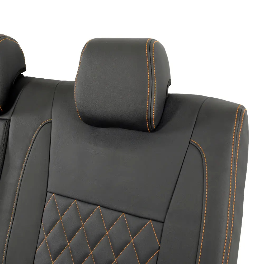 Ford Ranger Tailored Leatherette Seat Covers - Black - UK Custom Covers