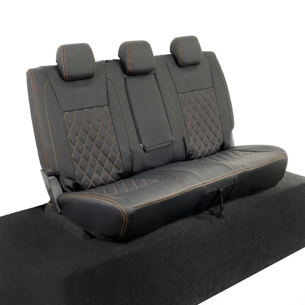Ford Ranger Tailored Leatherette Seat Covers - Black - UK Custom Covers