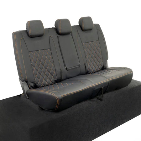 Ford Ranger Tailored Leatherette Seat Covers - Black - UK Custom Covers