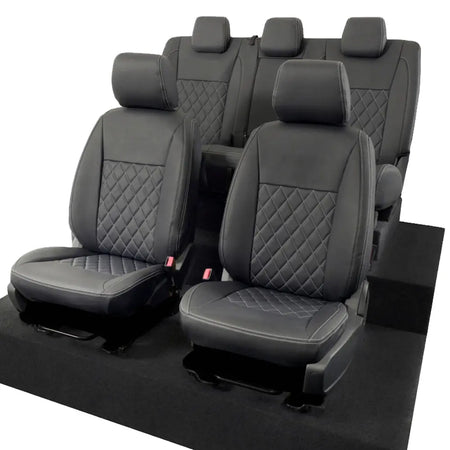Ford Ranger Tailored Leatherette Seat Covers - Black - UK Custom Covers