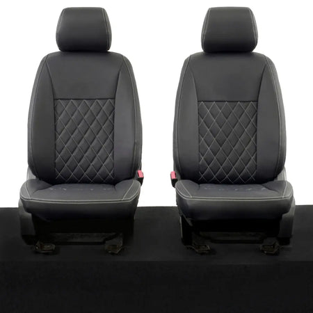 Ford Ranger Tailored Leatherette Seat Covers - Black - UK Custom Covers