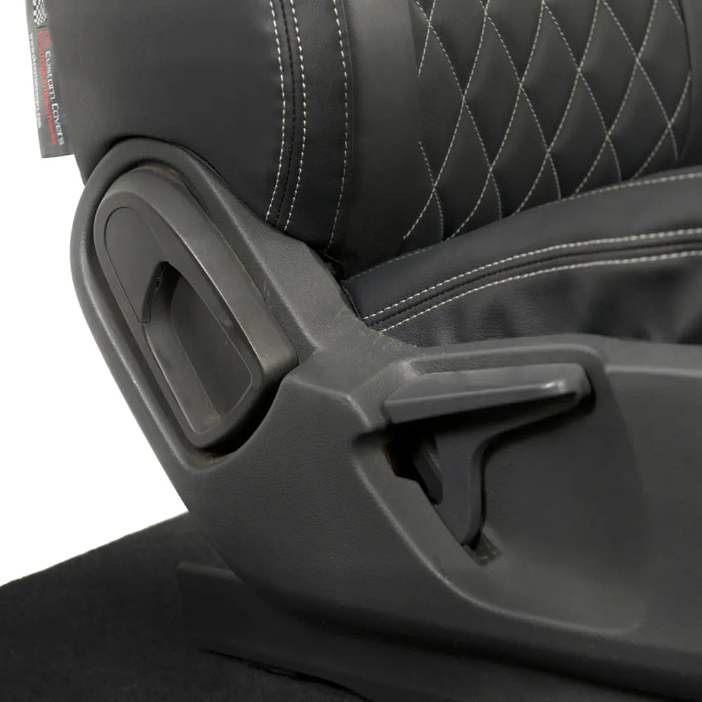 Ford Ranger Tailored Leatherette Seat Covers - Black - UK Custom Covers