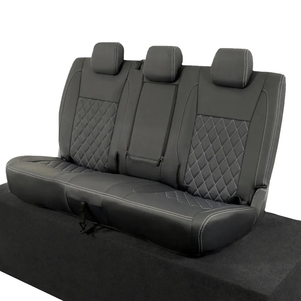 Ford Ranger Tailored Leatherette Seat Covers - Black - UK Custom Covers