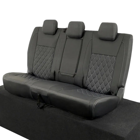 Ford Ranger Tailored Leatherette Seat Covers - Black - UK Custom Covers