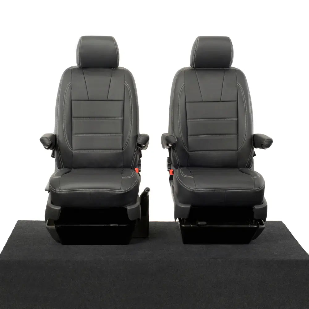 VW T5 / T5.1 Transporter Tailored Leatherette Seat Covers (2003-2015) - UK Custom Covers