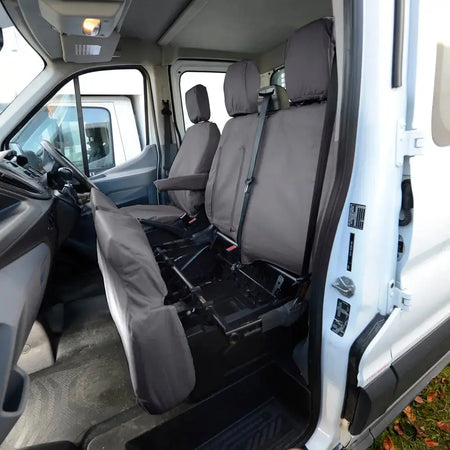 Ford Transit Van (Inc E-Transit) Tailored PU Seat Covers - UK Custom Covers