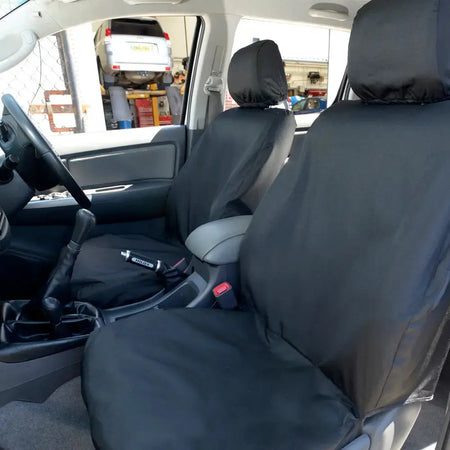 Toyota Hilux Tailored PU Seat Covers - UK Custom Covers