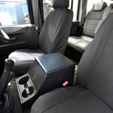 Fits Land Rover Defender 90 / 110 / 130 Tailored PU Seat Covers - UK Custom Covers