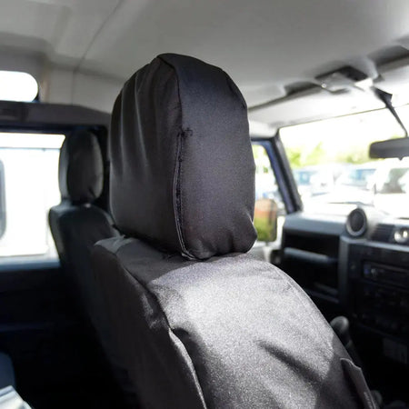 Fits Land Rover Defender 90 / 110 / 130 Tailored PU Seat Covers - UK Custom Covers