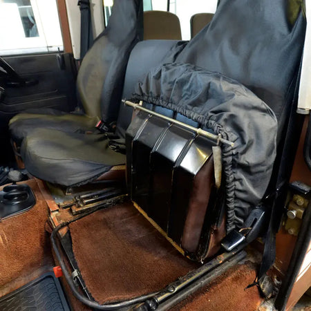 Fits Land Rover Defender 90 / 110 / 130 Tailored PU Seat Covers - UK Custom Covers