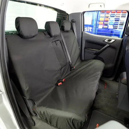 Ford Ranger Tailored PU Seat Covers - Black - UK Custom Covers
