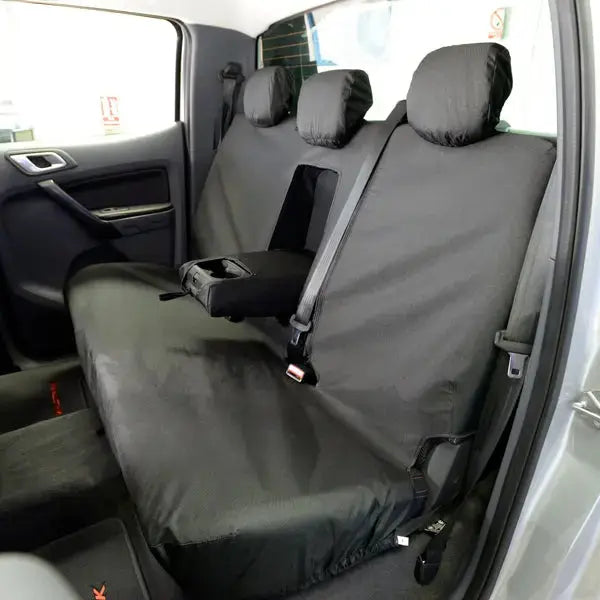 Ford Ranger Tailored PU Seat Covers - Black - UK Custom Covers
