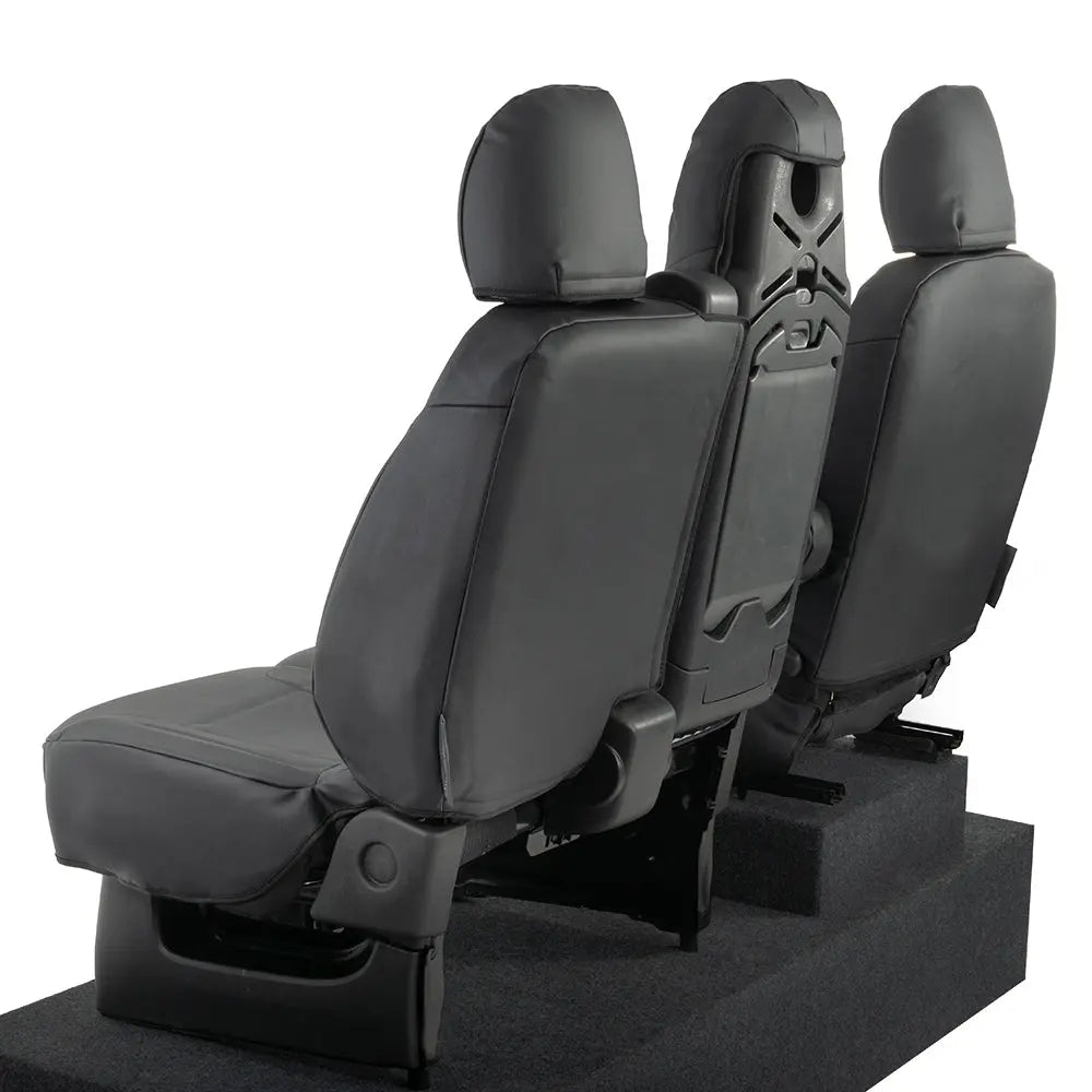 Fiat Talento Tailored Leatherette Seat Covers (2016 Onwards) - Black - UK Custom Covers