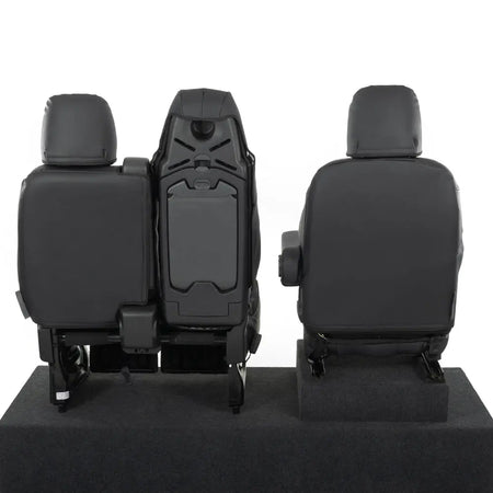 Renault Trafic Tailored Leatherette Seat Covers (2014 Onwards) - Black - UK Custom Covers