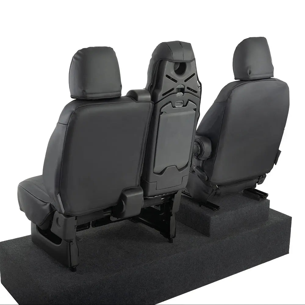 Fiat Talento Tailored Leatherette Seat Covers (2016 Onwards) - Black - UK Custom Covers