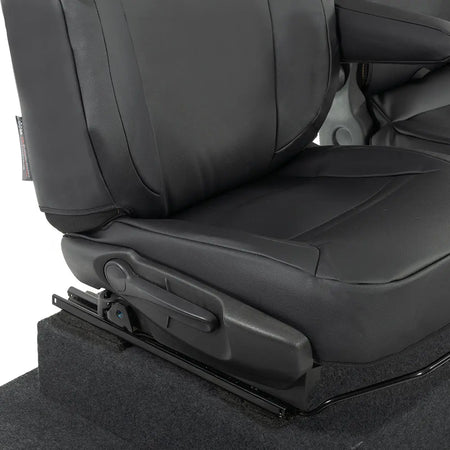 Renault Trafic Tailored Leatherette Seat Covers (2014 Onwards) - Black - UK Custom Covers