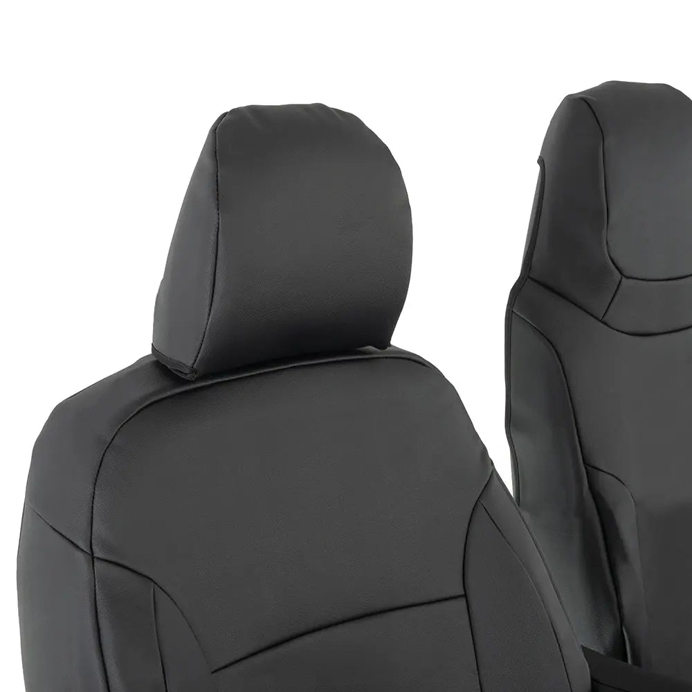 Renault Trafic Tailored Leatherette Seat Covers (2014 Onwards) - Black - UK Custom Covers