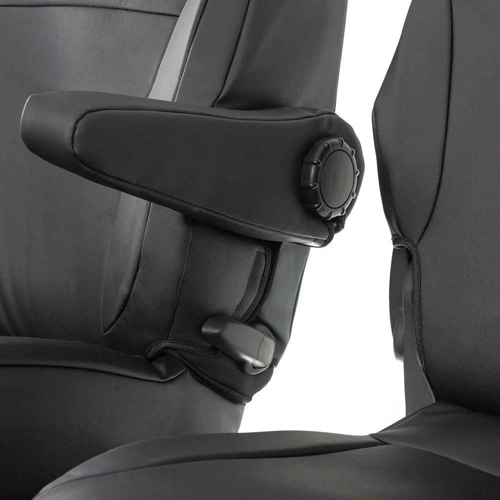 Fiat Talento Tailored Leatherette Seat Covers (2016 Onwards) - Black - UK Custom Covers