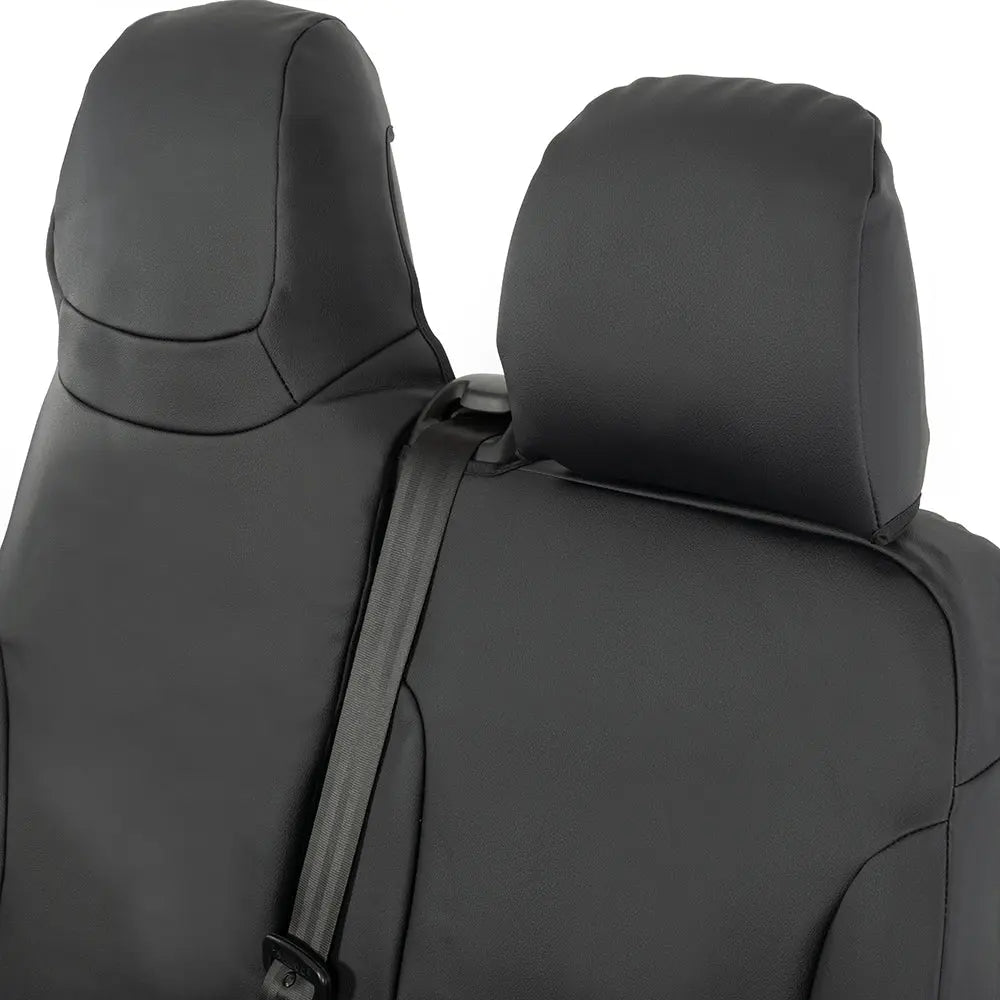 Renault Trafic Tailored Leatherette Seat Covers (2014 Onwards) - Black - UK Custom Covers