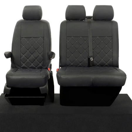VW T5 / T5.1 Transporter Tailored Leatherette Seat Covers (2003-2015) - UK Custom Covers
