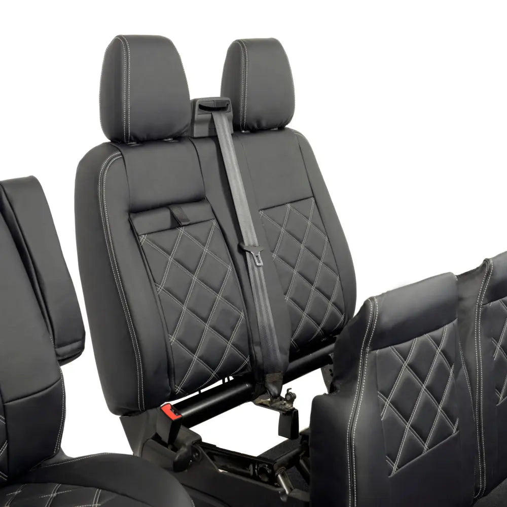 Ford Transit Custom Tailored Leatherette Seat Covers (2013-2023) - UK Custom Covers