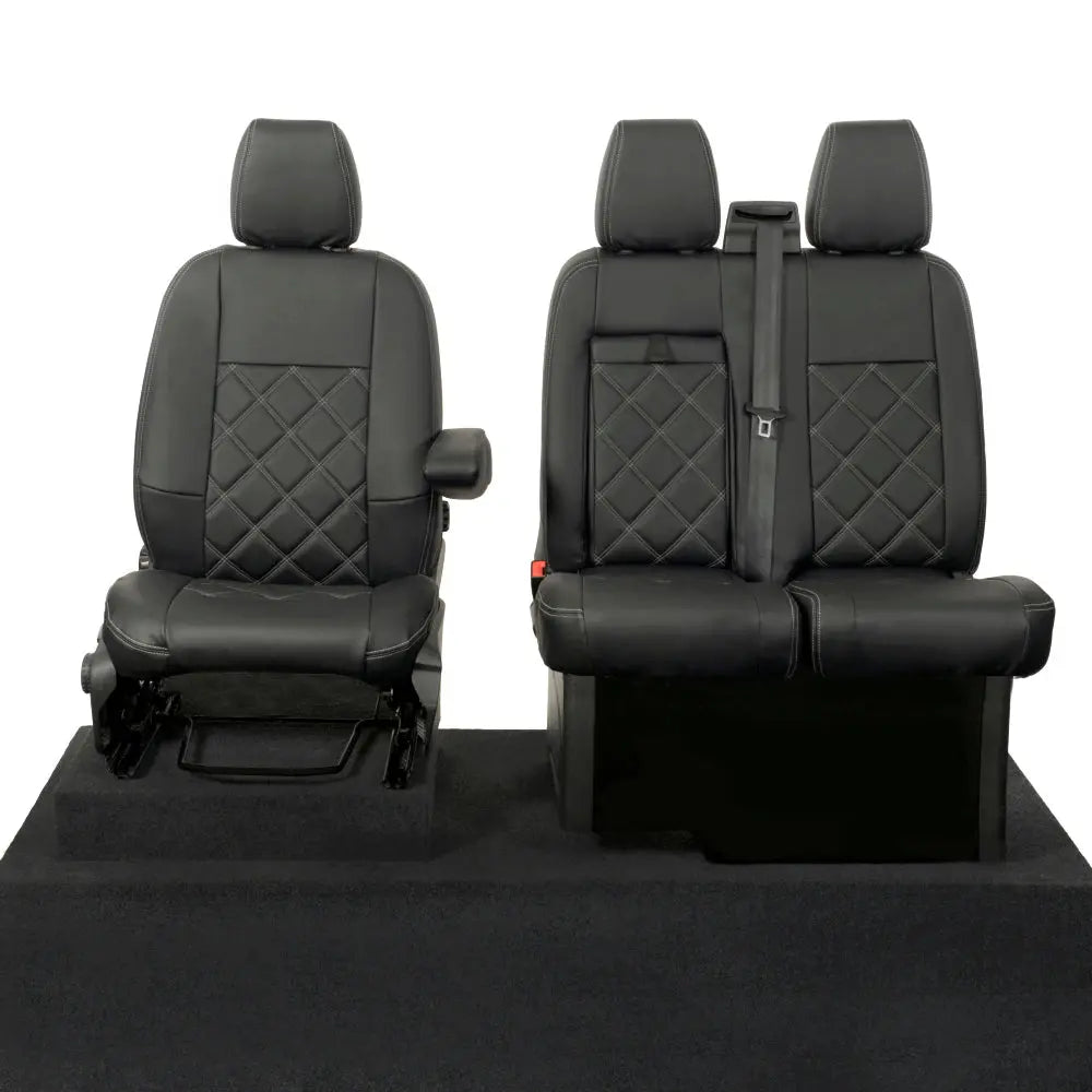 Ford Transit Custom Tailored Leatherette Seat Covers (2013-2023) - UK Custom Covers