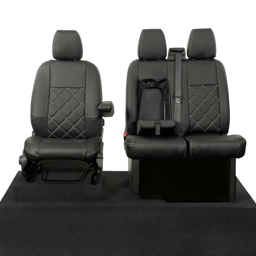 Ford Transit Custom Tailored Leatherette Seat Covers (2013-2023) - UK Custom Covers