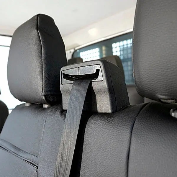 Ford Transit Van Tailored Leatherette Seat Covers - Black - UK Custom Covers