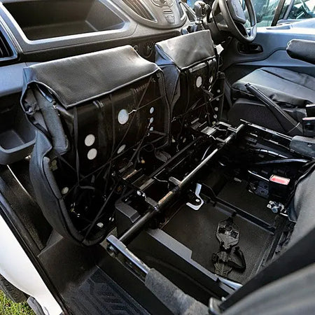 Ford Transit Van Tailored Leatherette Seat Covers - Black - UK Custom Covers