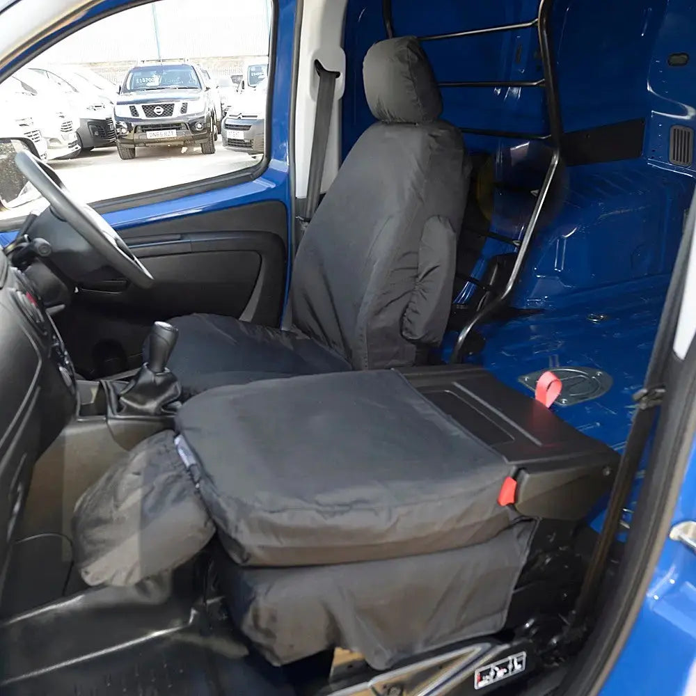 Fiat Fiorino Tailored PU Front Seat Covers (2008 Onwards) - UK Custom Covers