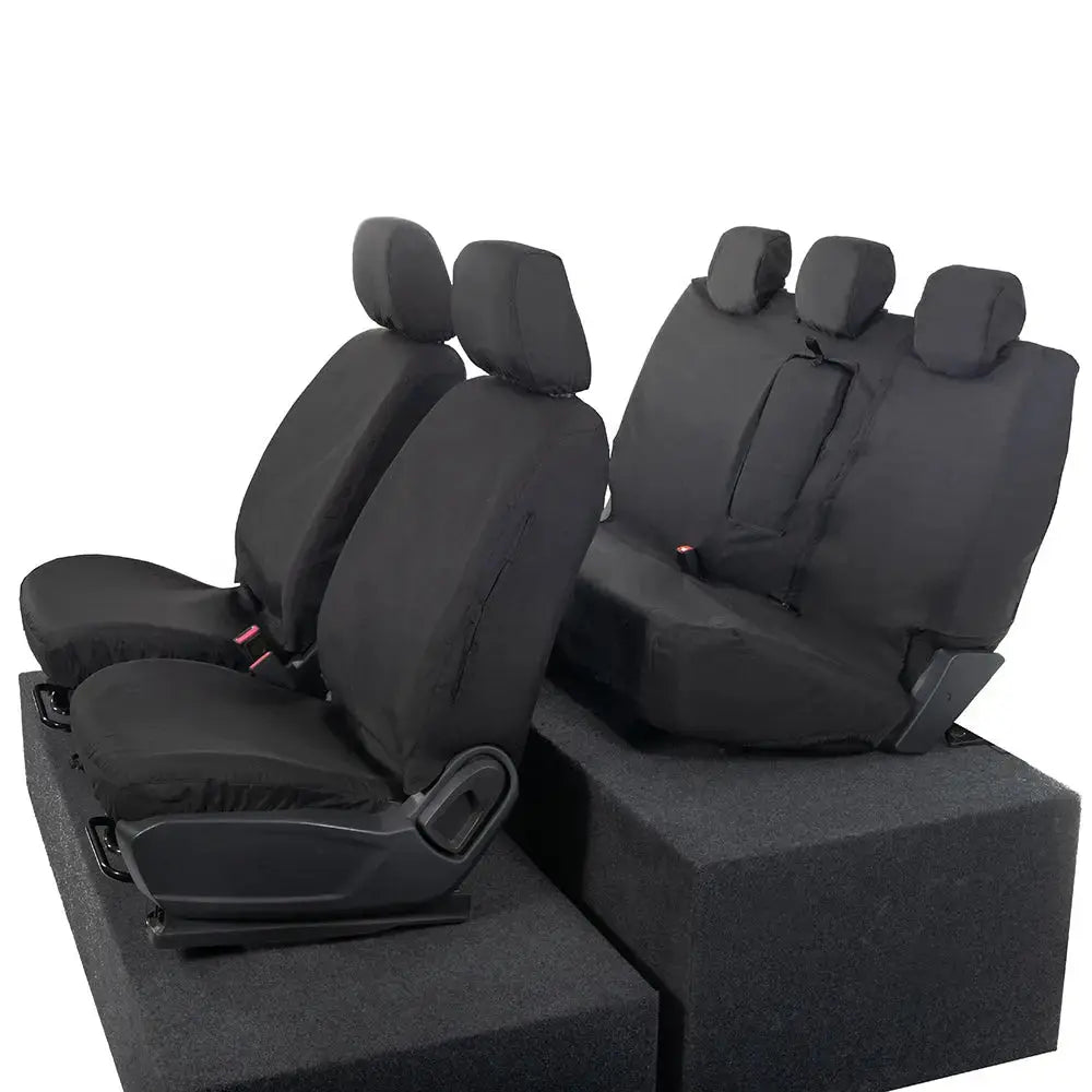 Ford Ranger Tailored PU Seat Covers - Black - UK Custom Covers