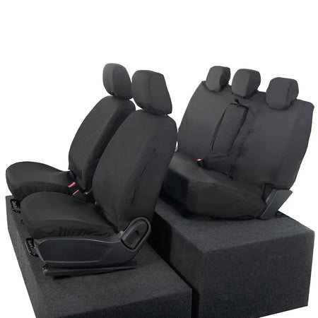 Ford Ranger Tailored PU Seat Covers - Black - UK Custom Covers