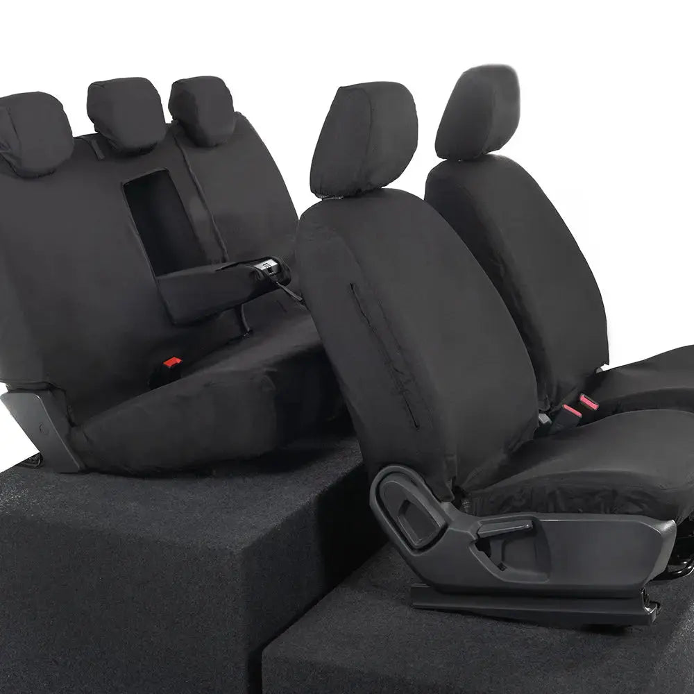 Ford Ranger Tailored PU Seat Covers - Black - UK Custom Covers