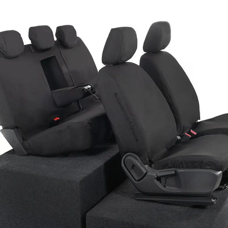 Ford Ranger Tailored PU Seat Covers - Black - UK Custom Covers